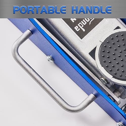 TONDA Floor Jack, Low Profile 2 Ton Hydraulic Aluminum and Steel Car Jack with Dual Pump System, Rapid Lift, Blue