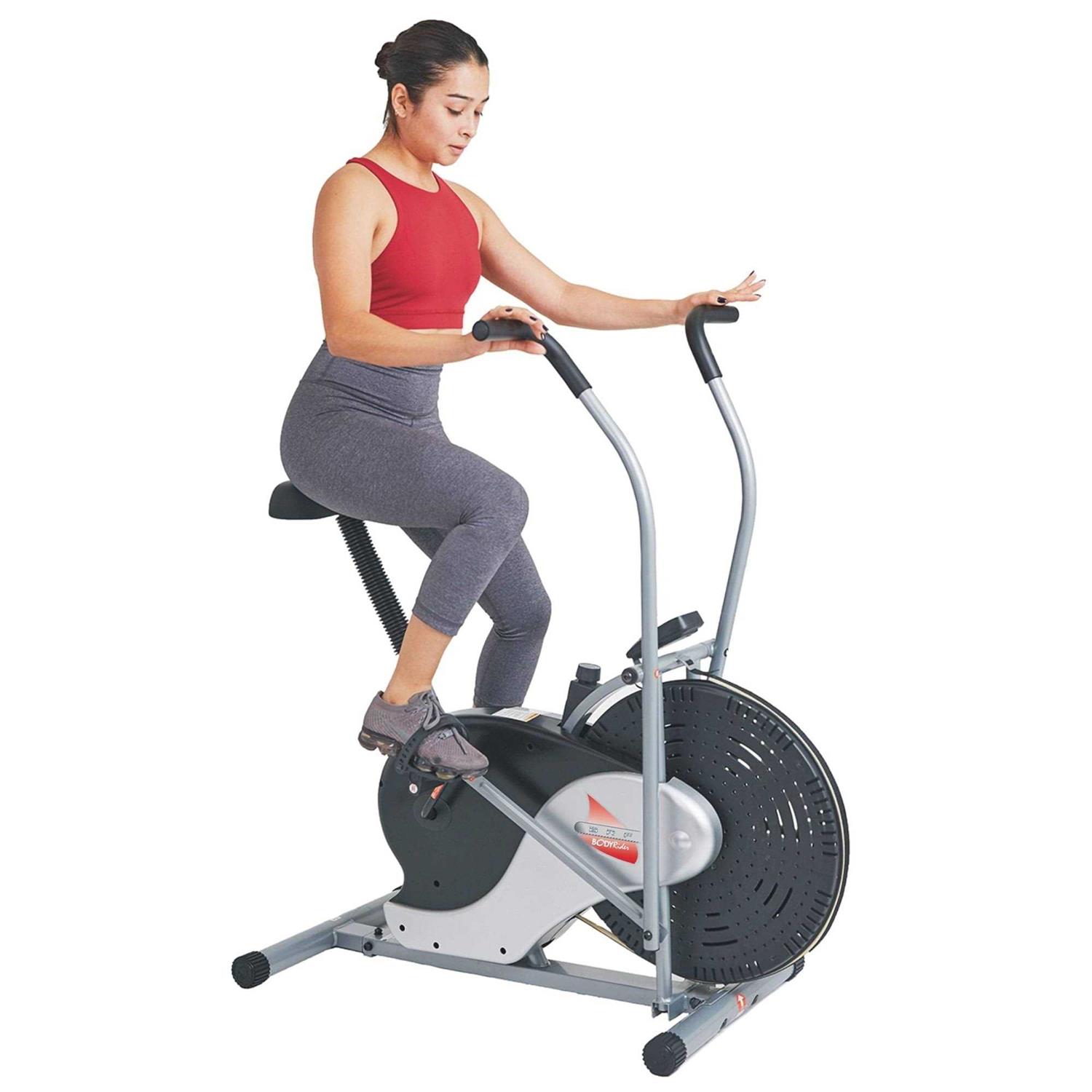 Body Flex Sports Body Rider Stationary Cardio Exercise Upright Fan Bike - Sports Supplies Online Store