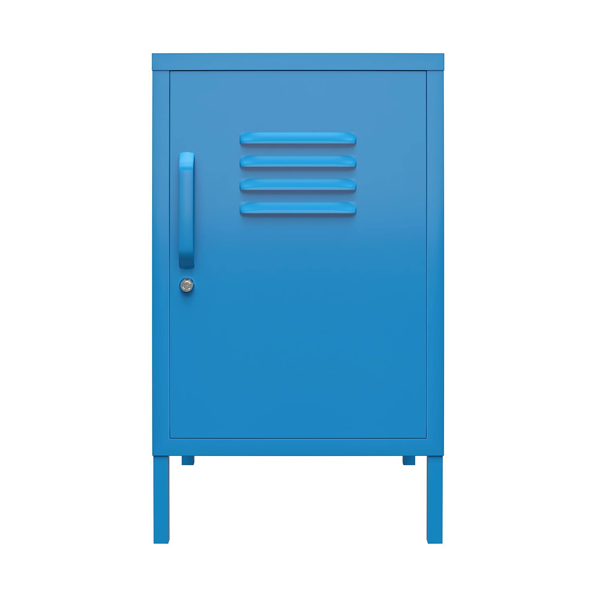 Novogratz Cache Metal Locker End Table - Orange
