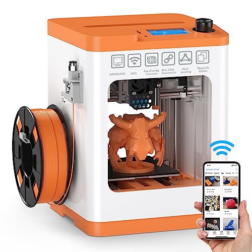 TINA2Plus 3D Printer, HEPHI3D 250mm/s High Speed FDM 3D Printers Fully Open Source, Auto Leveling Mini 3D Printer with WiFi Cloud Print