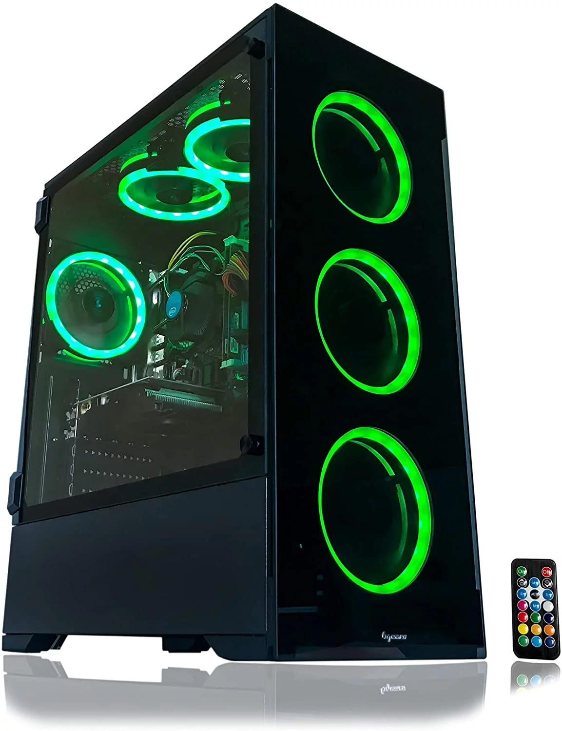 Alarco Gaming PC Desktop Computer Intel 3.70GHZ ,16GB Ram,512GB SSD ,WIFI , RX 580 8GB, WINDOWS 11 , RGB - Radiant Selections