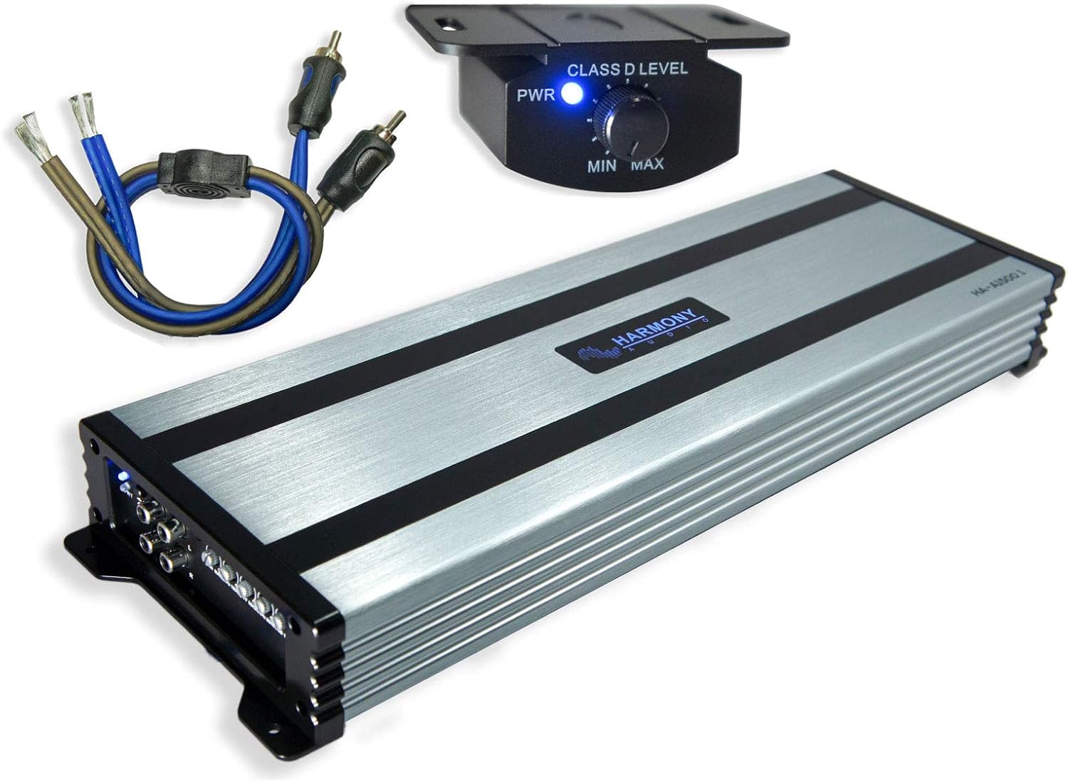Harmony Audio (4) HA-R154 Car Stereo Rhythm Series 15 Sub 900W Subwoofer Bundle with HA-A1500.1 Amplifier & Amp Kit