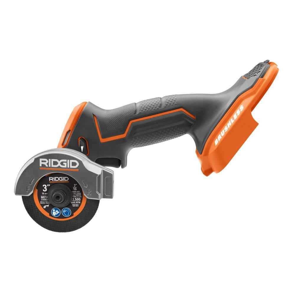 RIDGID 18V SubCompact Brushless Cordless 3 in. Multi-Material Saw with Cutting Wheels - Shop Hardware Tools Online Store