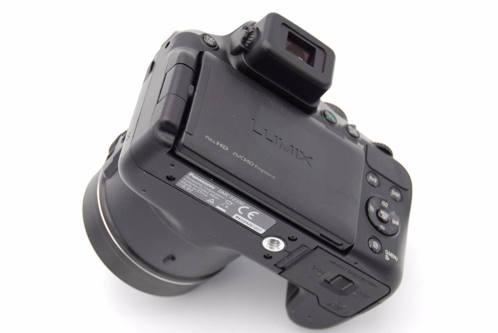 Panasonic Lumix DMC-FZ200 12.1 MP Compact Digital Camera - Black