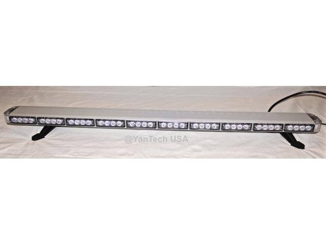 YanTech 49L21B 49 inch Amber LED Emergency Light Bar Flashing Tow/Plow Truck Wrecker w/ Brake u0026 Cargo Lights