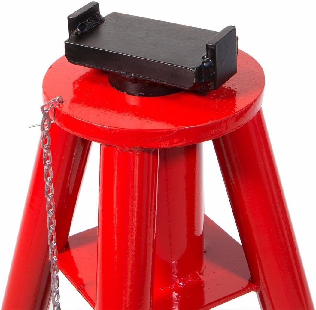 Stark Set of 2PCS 10-Ton High Jack Stand Pin Type Stand 10-Ton (20,000 lb) Capacity 18-1/2" to 30" Adjustable Height