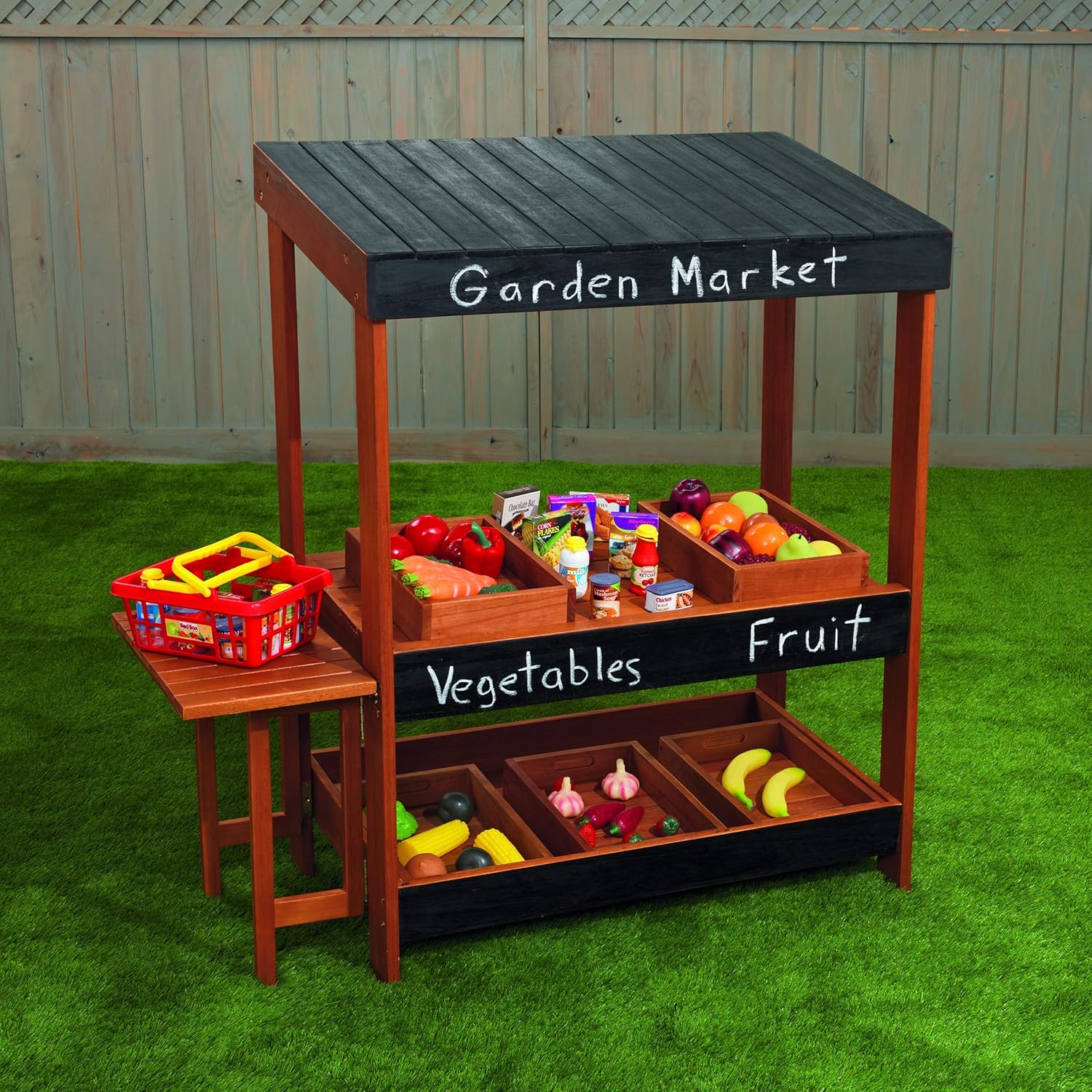 Wooden Farmers Market Stand for Outdoor and Indoor Play, Farmers Market, Play Market, Kids Market Stand, Kids Market, Farm Stand, Lemonade Stand