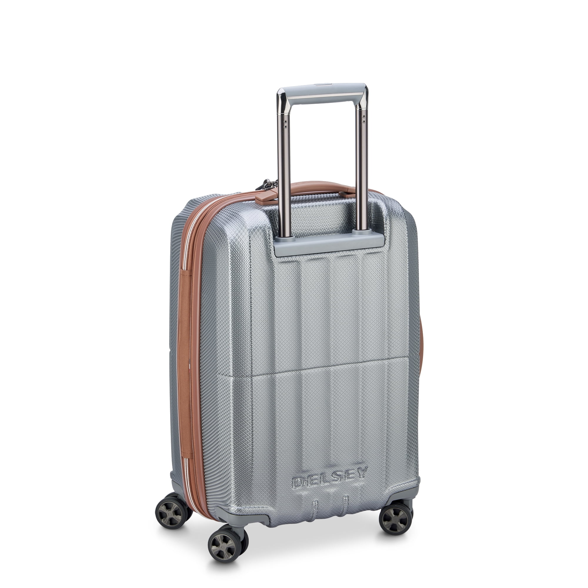 DELSEY PARIS St Tropez 21" Hardside Spinner Carry-On Luggage, Platinum - Curated Treasures Market