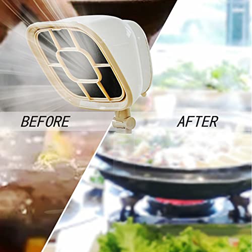 Desktop Cooker Hood, Mini ​Household Extractor Hood, Portable 3200 RPM Extractor Hood, Height Angle Adjustment, Easy To Clean, Extractor Fan for Home