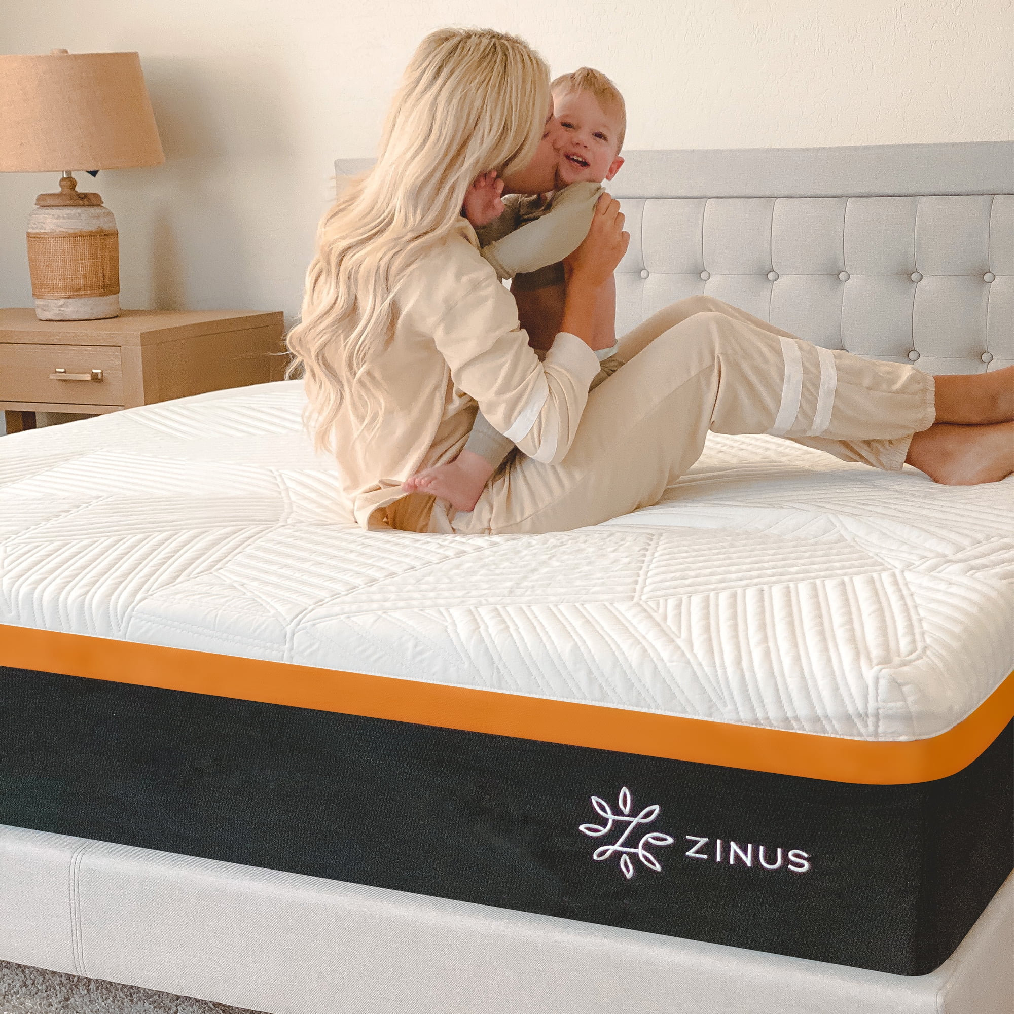 Zinus Cooling Copper ADAPTIVE® 12" Copper Memory Foam Pocket Spring Hybrid Mattress, Twin