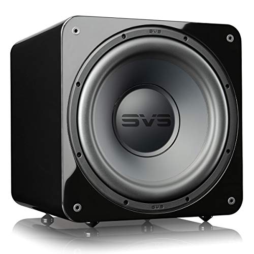 SVS SB-1000 Pro 10 Inch Sealed Subwoofer with SoundPath Wireless Audio Adapter (Black Ash)