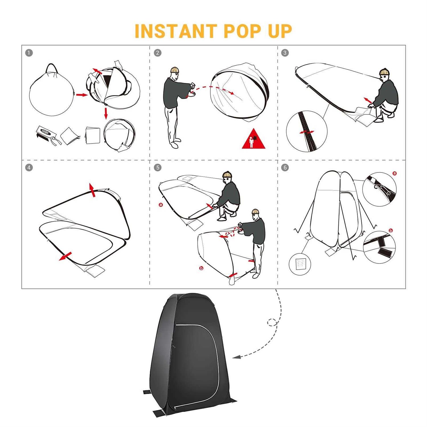KingCamp Outdoor Portable Pop Up Tent - Sports Supplies Online Store