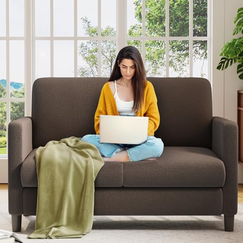 Sofa Accent Chair, 33" Reading Chair for Bedroom, Tool-Free Setup Living Room Accent Chairs, Comfy Arm Chairs Living Room, All-Wood Reading Nook