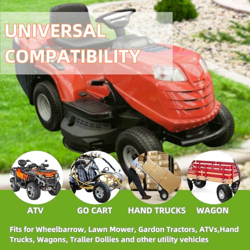 2 Pack 4.80/4.00-8 Heavy Duty Replacement Tire Tube 4.80-8 Tire Inner Tubes For Wheelbarrow wheel barrow Garden Carts Lawn Mowers Tillers Unicycles