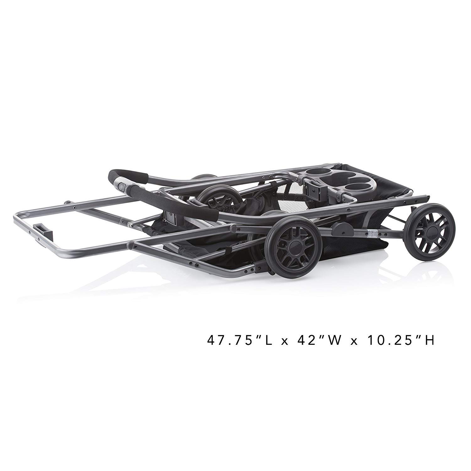 Joovy Twin Roo Car Seat Stroller, Holds 2 Car Seats, Stroller Frame