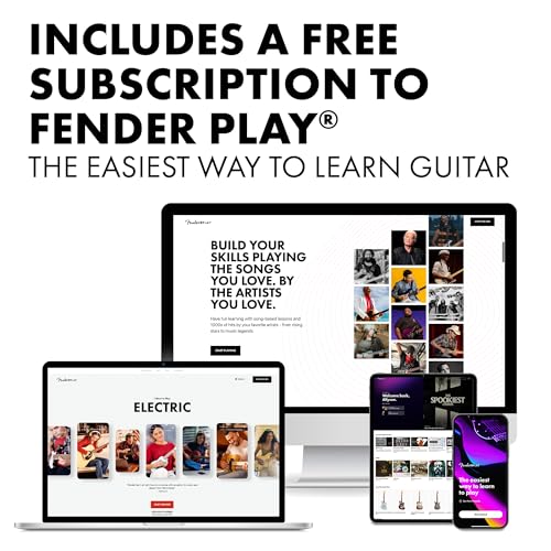 Fender FA-25CE Dreadnought Acoustic Electric Guitar, Beginner Guitar, with 2-Year Warranty