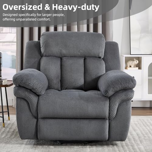 CANMOV 46" Wide Oversize Power Lift Recliner Chair, Extra Large Electric Lift Recliners for Elderly Big
