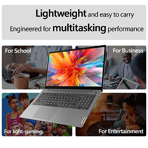 Lenovo 2023 Newest IdeaPad 3i Laptop, 15.6" FHD Touchscreen, Intel Core i5-1135G7 Processor (up to 4.2GHz, Beats Core i7-10710U), 12GB RAM, 512GB SSD