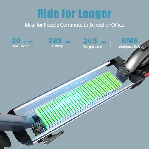 Caroma Electric Scooter, 750/500/350W Motor & 25/20 MPH Speed, Fast Adjustable Electric Scooter for Adults Max 25/20 Miles