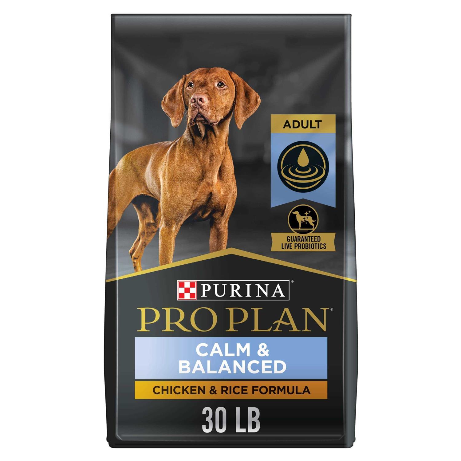 Purina Pro Plan Calm &amp; Balanced Adult Chicken &amp; Rice Formula Dry Dog Food - Pet Supplies online store