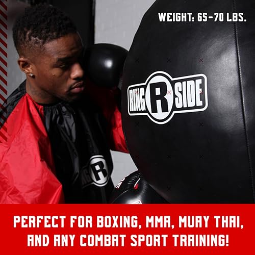 Ringside Body Snatcher Heavy Bag, Soft-Filled, Synthetic Leather Punching Bag for Boxing, MMA, Muay Thai, and More