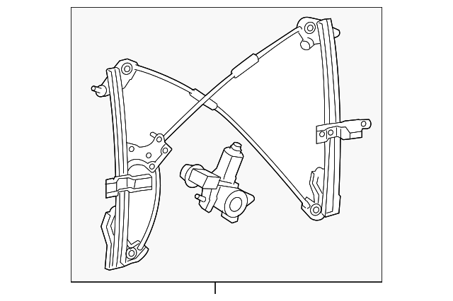 Toyota Sequoia OEM 69850-0C062 Regulator Assembly 2008-2020