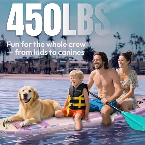 11'6"x35" Inflatable Stand Up Paddle Board 450LBS Weight Capacity Extra Wide Non-Slip Stable Deck Adult SUP