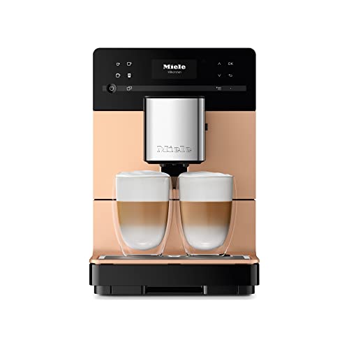 Miele CM5 Silence Automatic Coffee Maker & Espresso Machine Combo with Grinder, Milk Frother