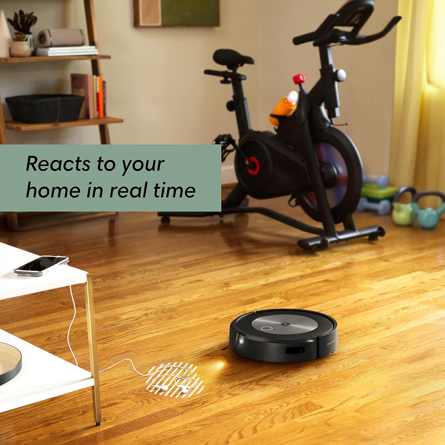 iRobot® Roomba® j7 Wi-Fi® Connected Robot Vacuum-Identifies & avoids Obstacles, Works w/Alexa