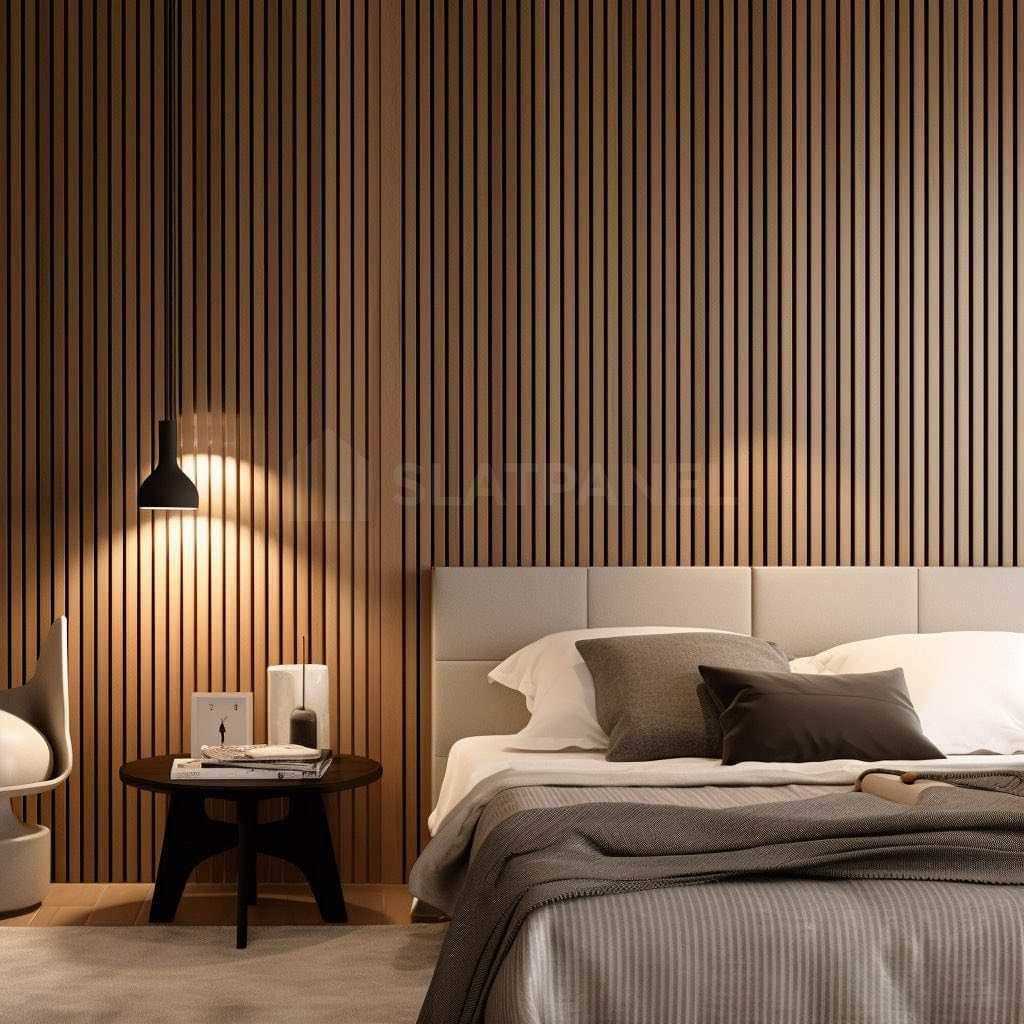 The Wood Veneer Hub Acoustic Wood Wall Slat Panels Oak - Shop Hardware Tools Online Store