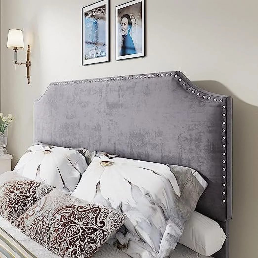AMERLIFE King Size Bed Frame with 4 Storage Drawers and Headboard