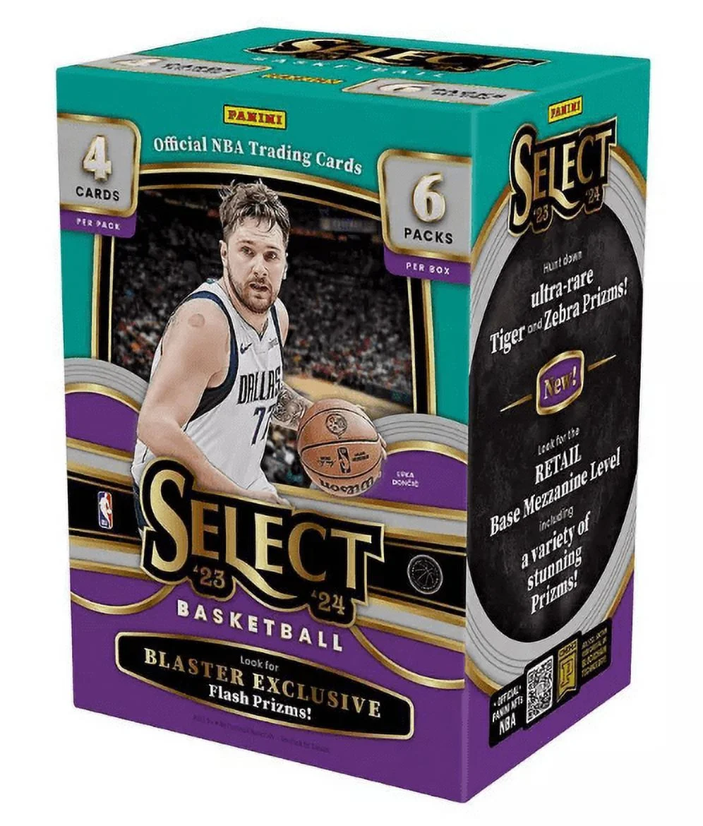 2023-24 Panini NBA Select Basketball Trading Card Blaster Box - Curated Treasures Market