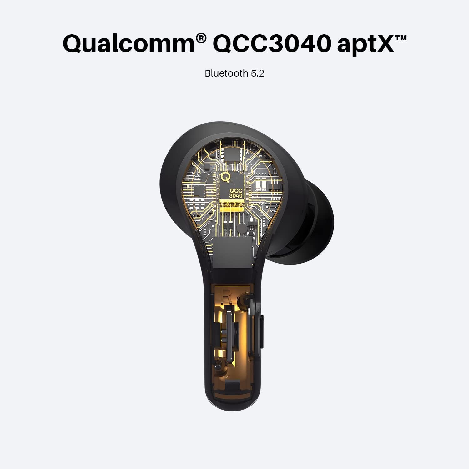 [Upgraded Version] Wireless Earbuds, Tribit Qualcomm QCC3040 Bluetooth 5.2