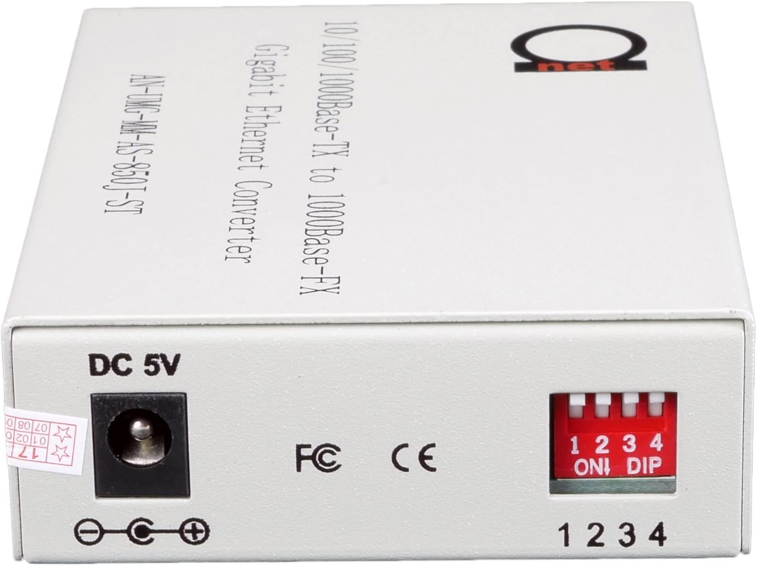 Multimode ST Gigabit Fiber Media Converter - Built-in ST Fiber Module 550 m (0.34 Miles) 850 nm
