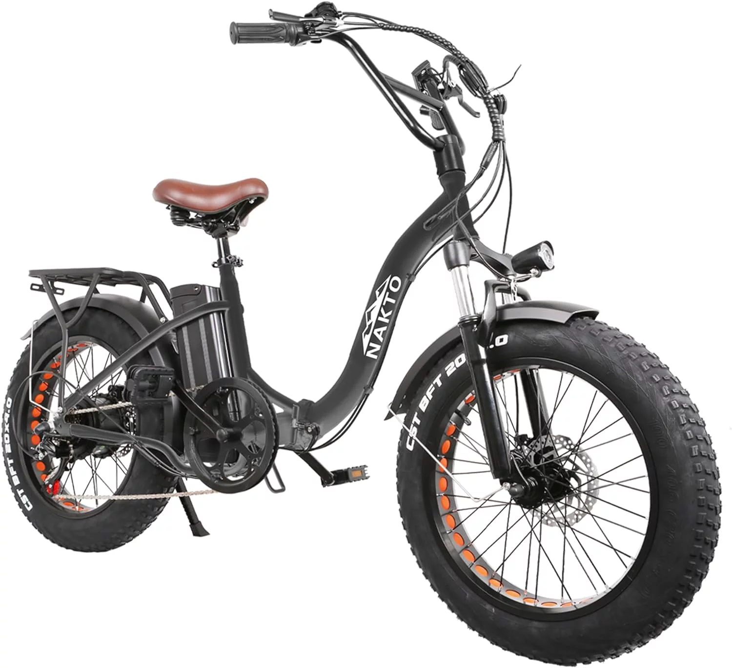 Electric Bike 19MPH Electric Bicycles for Adults Electric with 500W 48V/12Ah Removable Battery 20" x4.0 Fat Tire Electric Dirt Bike Commuter EBike