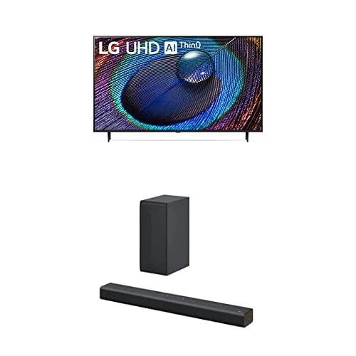 LG 65-Inch Class UR9000 Series Alexa Built-in 4K Smart TV (3840 x 2160),Bluetooth, Wi-Fi, USB, Ethernet, HDMI 60Hz Refresh Rate, AI-Powered 4K