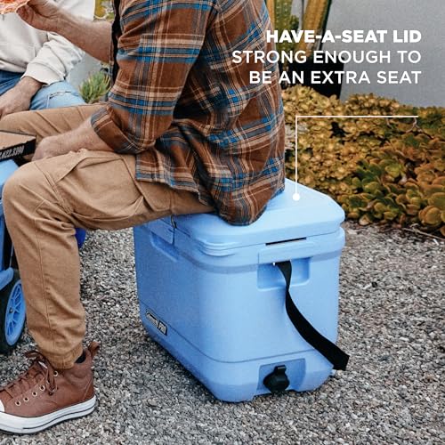Coleman Pro 55qt Wheeled Ultra-Light Premium Hard Cooler, Extra-Thick Insulation Keeps Ice up to 5 Days, 92-Can Capacity, Heavy-Duty Wheels