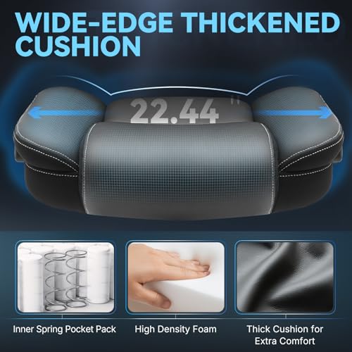 750lbs Big and Tall Office Chair,Heavy Duty Office Chairs,Executive Computer Desk Chair Work Chairs, Thick Padded Strong Metal Base Quiet Wheels