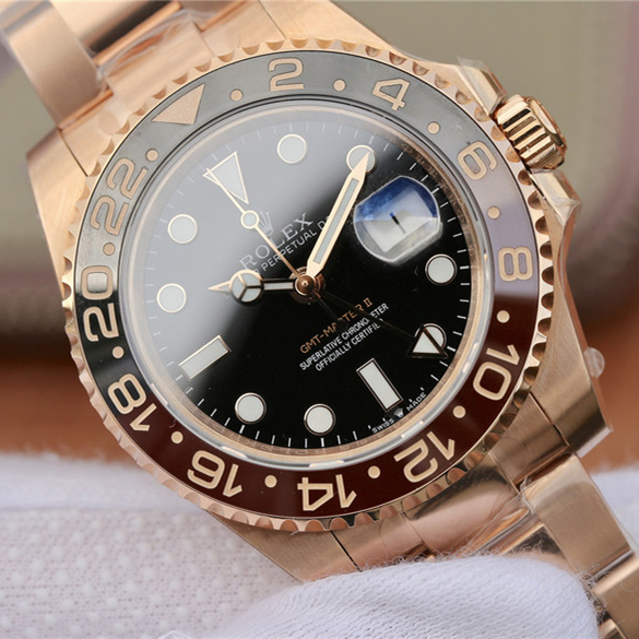 GMT MASTER 2 Rose Gold Multicolor Selection 40mm
