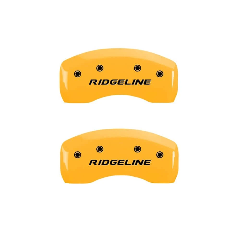 MGP 20213SRGLYL Yellow Ridgeline 2017 Honda Caliper Covers