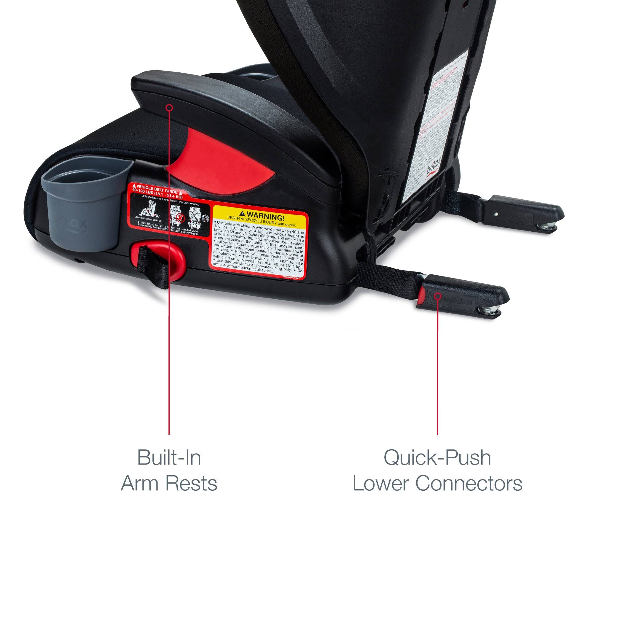 Britax Skyline 2-Stage Belt-Positioning Booster Car SEAT, Dusk