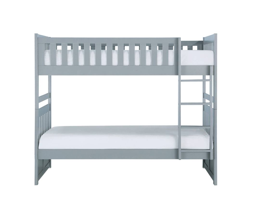 Orion Grey Twin Over Twin Bunk Bed