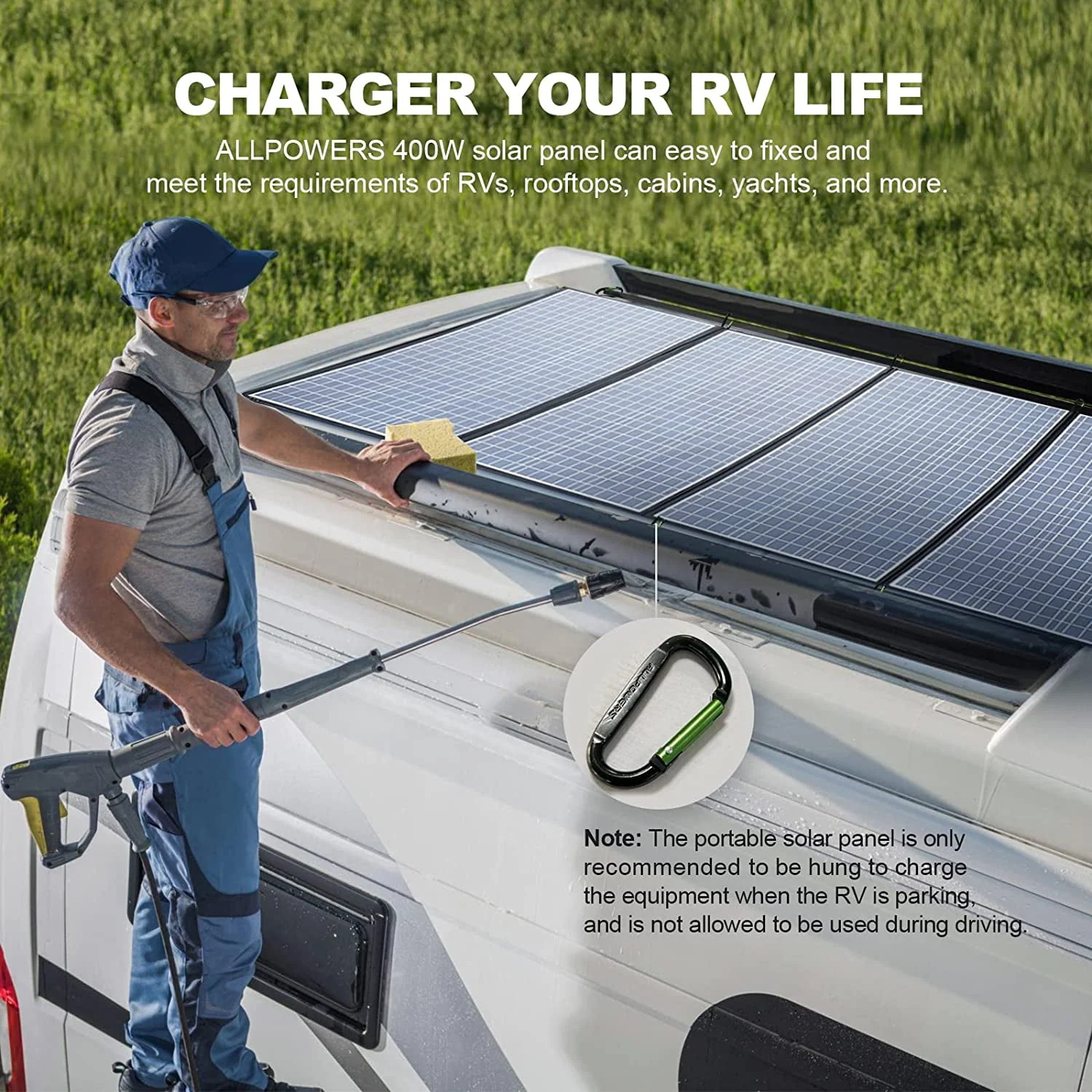 ALLPOWERS S2000 PRO 2400W 1500Wh Portable Power Station for Camping RV Home Emergency off-Grid