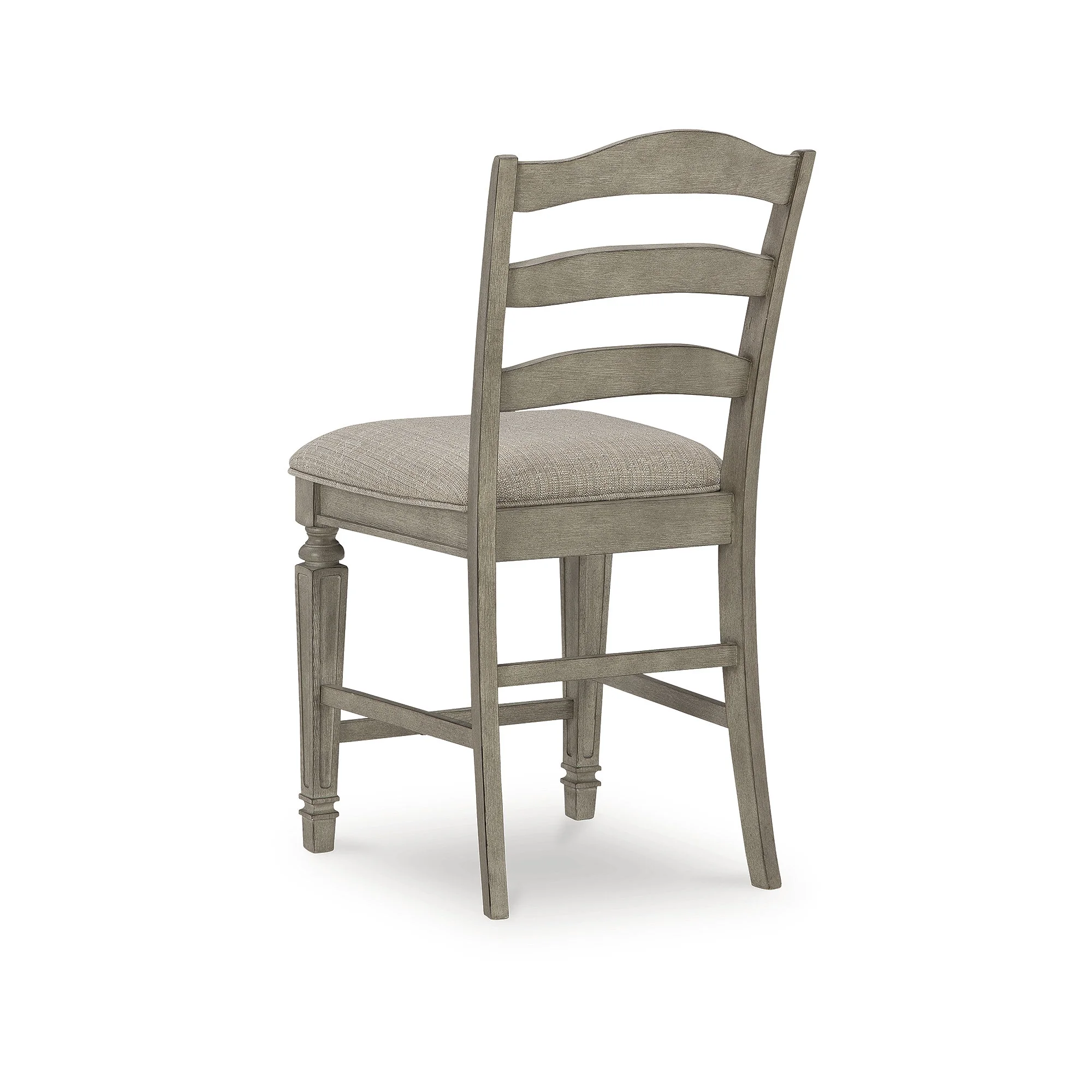 Signature Design by Ashley Lodenbay Classic Farmhouse 24" Counter Height Barstool, Set of 2, Antique Gray