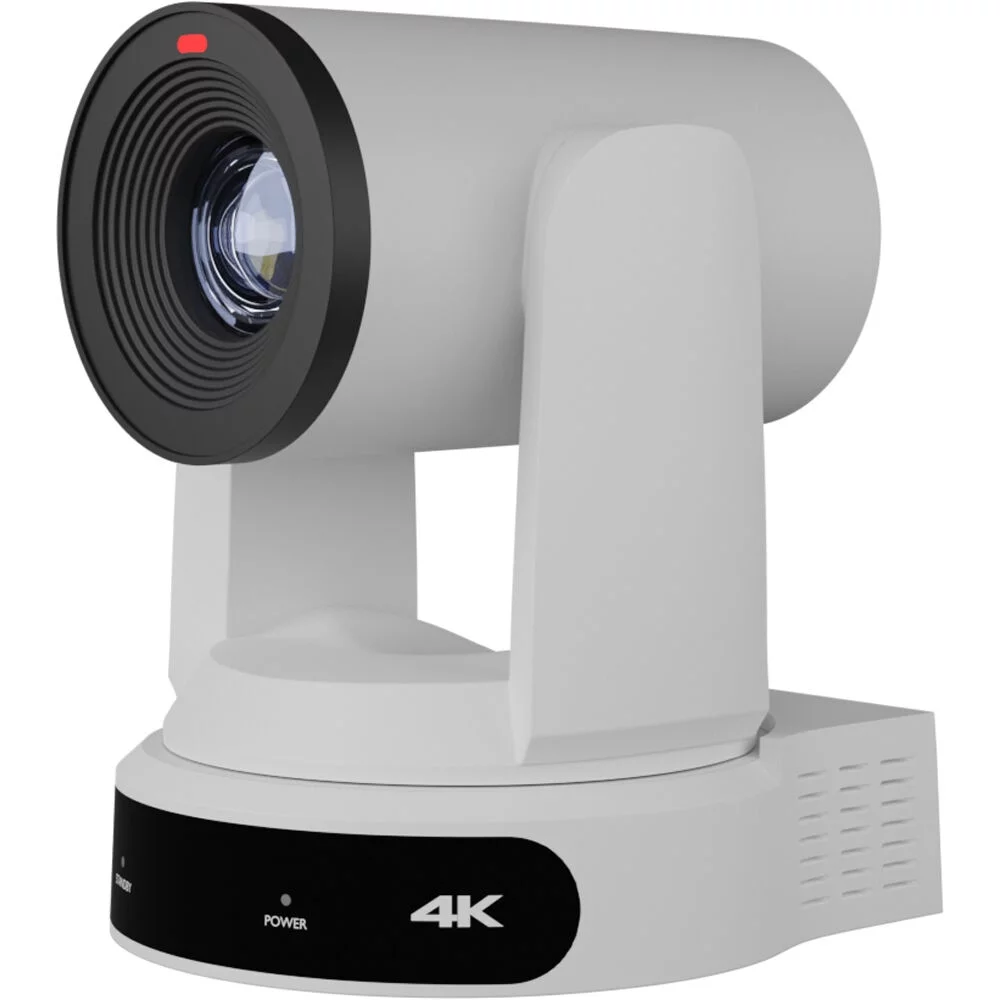 PTZOptics Move 4K SDI/HDMI/USB/IP PTZ Camera with 30x Optical Zoom (White) (PT30X-4K-WH-G3) + PTZOptics PT-JOY-G4 Joystick Controller
