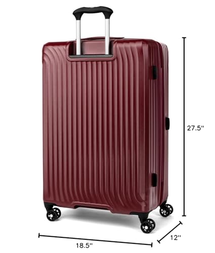 Travelpro Maxlite Air Hardside Expandable Carry on Luggage, 8 Spinner Wheels, Lightweight Hard Shell Polycarbonate Suitcase, Shadow Grey