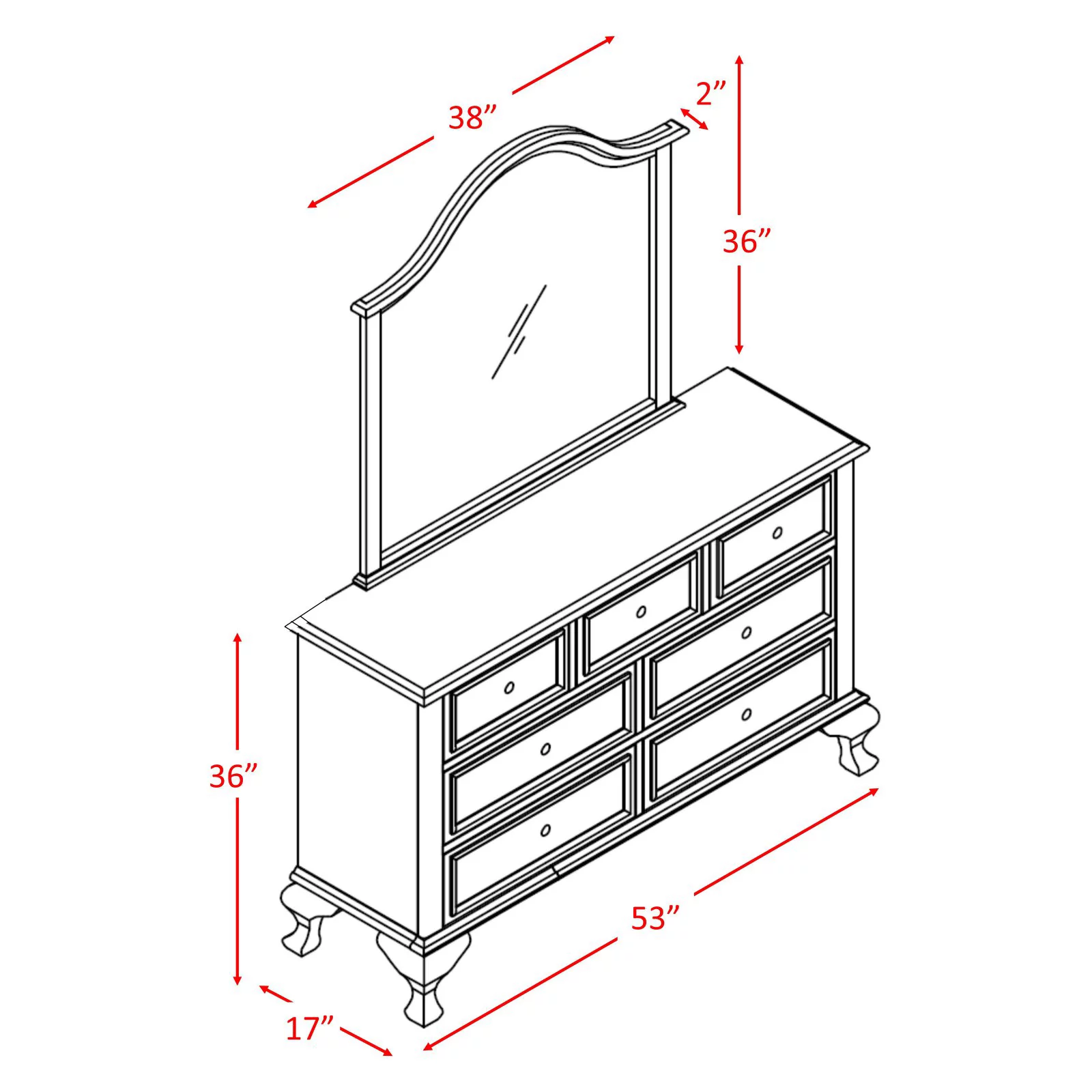 Picket House Furnishings Jenna  Dresser