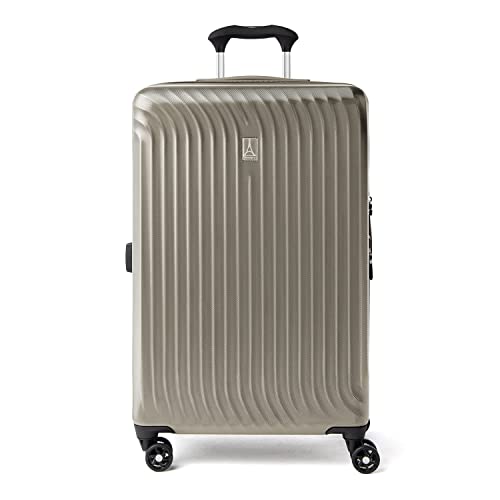 Travelpro Maxlite Air Hardside Expandable Carry on Luggage, 8 Spinner Wheels, Lightweight Hard Shell Polycarbonate Suitcase, Shadow Grey