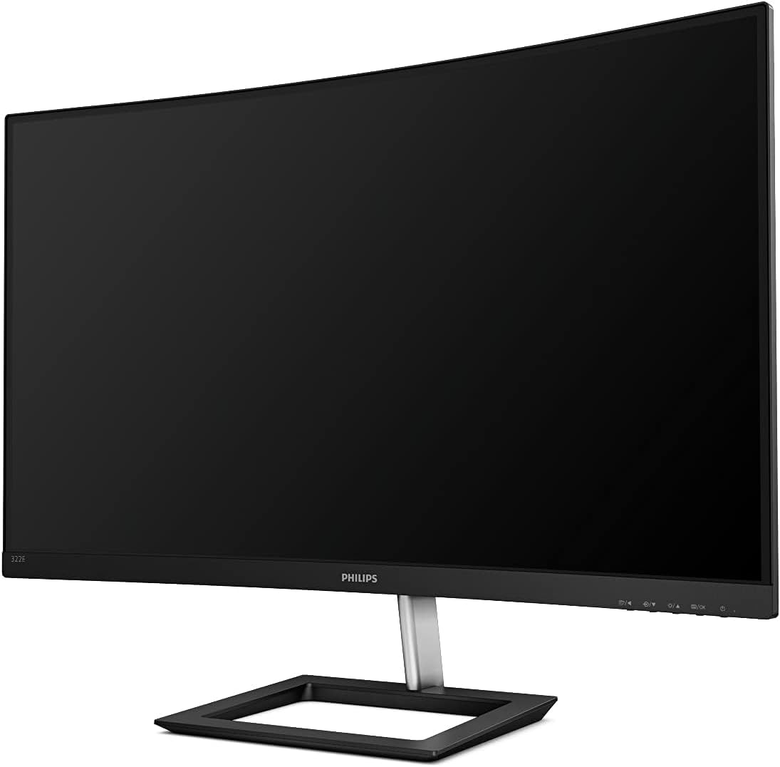 Philips 322E1C Gaming Monitor Curvo da 32", FHD LED VA Adaptive Sync 75 Hz, HDMI, Display Port, VGA, Flicker Free, Low Blue, Nero