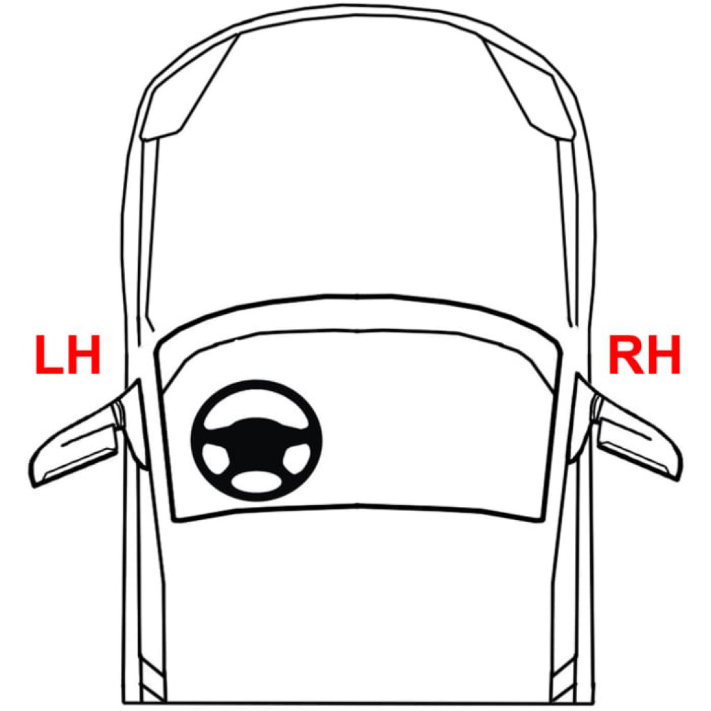 For Subaru Outback Exterior Door Handle Rear, Passenger Side Primed (2005 - 2009) | Without Key Hole| Trim:All Submodels